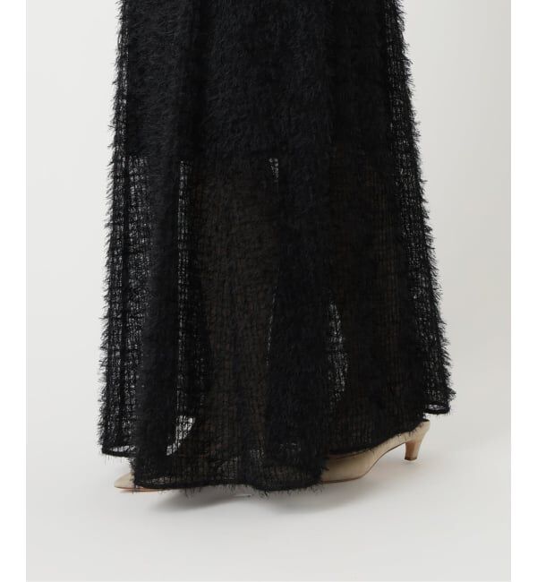 NOBLE「フェザーチュールフレアスカート」|スカート|