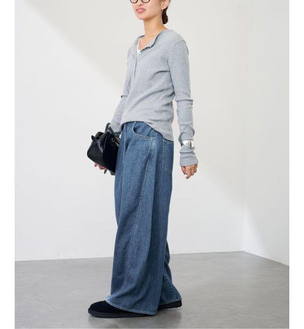 FRAMeWORK「バレルフォルムデニムパンツ」|デニム|