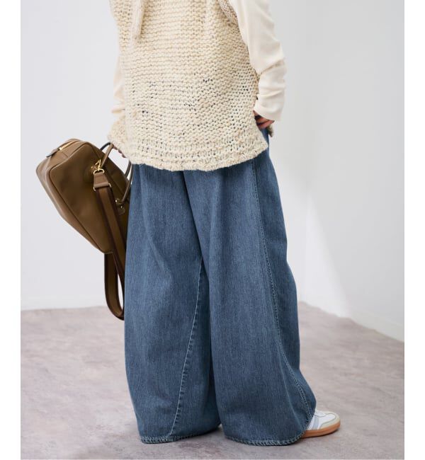 FRAMeWORK「バレルフォルムデニムパンツ」|デニム|