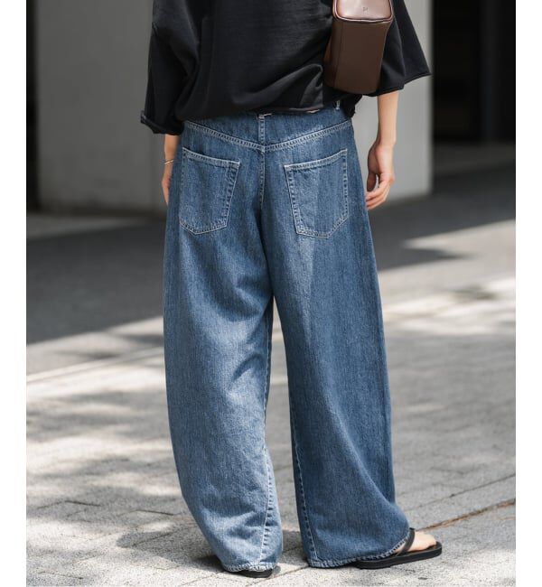 FRAMeWORK「バレルフォルムデニムパンツ」|デニム|