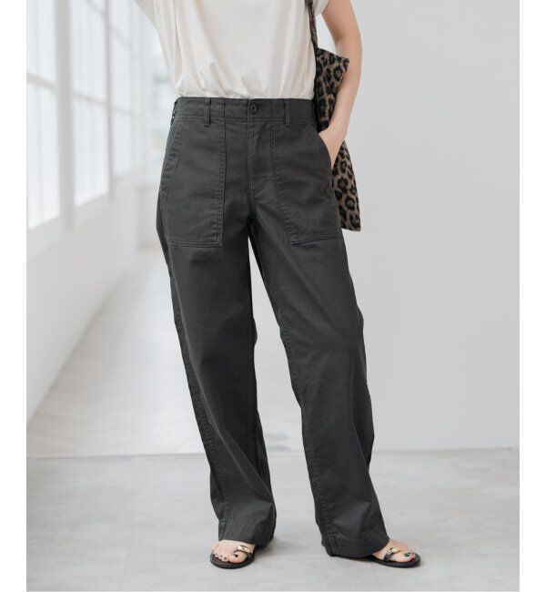 Spick and Span「《追加》ルーズベイカーパンツ」|カーゴ|