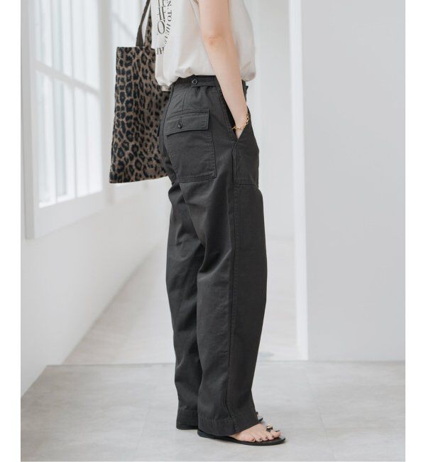 Spick and Span「《追加》ルーズベイカーパンツ」|カーゴ|