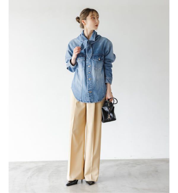 NOBLE「SERGE/サージ SCARF DENIM JACKET」|その他|