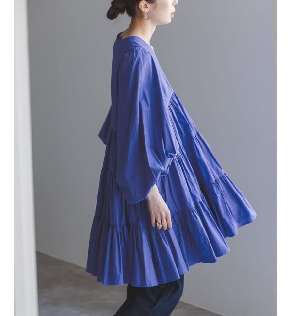 NOBLE「MARIHA/マリハ エンジェルのミニドレス」|ワンピース|ブルー A