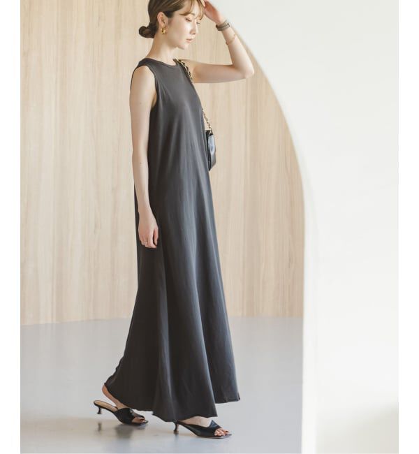 NOBLE「《NOBLE別注》GREYCHORD/グレーコード ノースリーブワンピース」|ワンピース|グレー