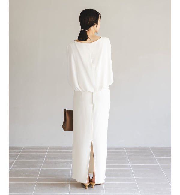 NOBLE「《WEB限定追加》【洗える】バルーンケープブラウス」|シャツ・ブラウス|