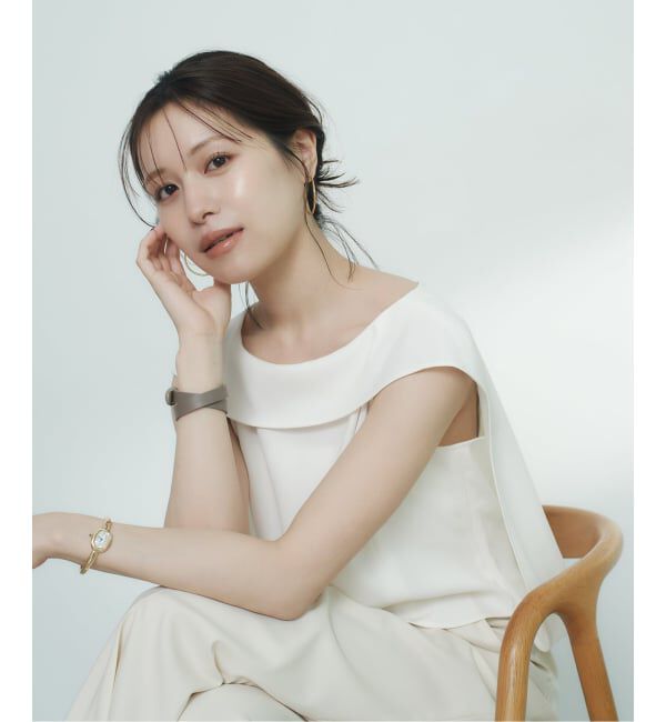 NOBLE「《WEB限定追加》【洗える】バルーンケープブラウス」|シャツ・ブラウス|