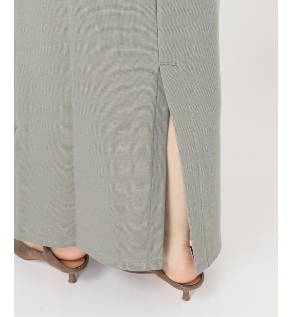 NOBLE「【NOBLE&times;L'AUBE BLANC】ミラノリブジャージワンピース」|ワンピース|