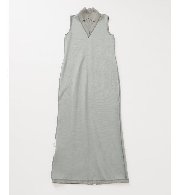 NOBLE「【NOBLE&times;L'AUBE BLANC】ミラノリブジャージワンピース」|ワンピース|