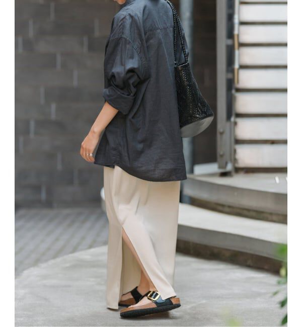 Spick and Span「《追加》サテンイージースカート」|スカート|