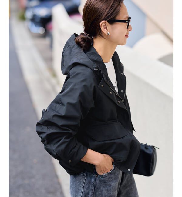 FRAMeWORK「≪洗濯機洗い可≫撥水メモリーウェザーHOODIEブルゾン」|その他|