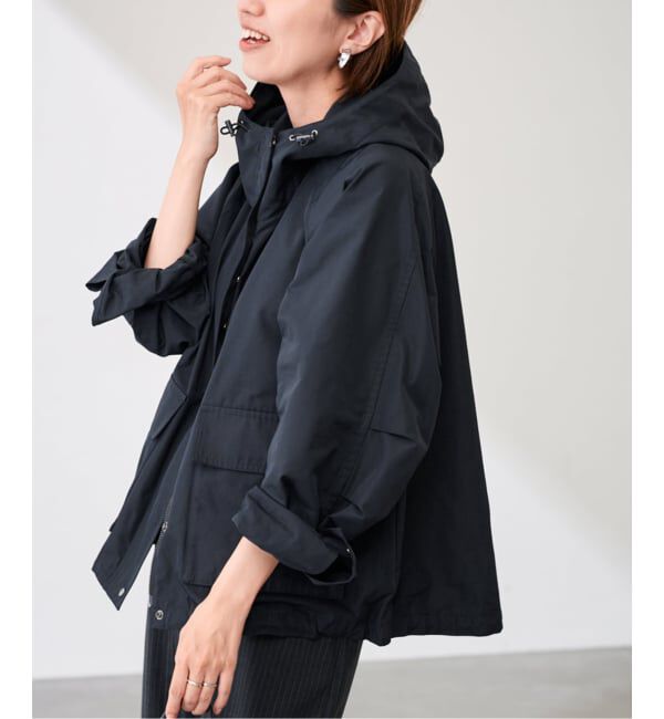 FRAMeWORK「≪洗濯機洗い可≫撥水メモリーウェザーHOODIEブルゾン」|その他|