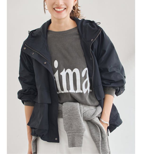 FRAMeWORK「≪洗濯機洗い可≫撥水メモリーウェザーHOODIEブルゾン」|その他|