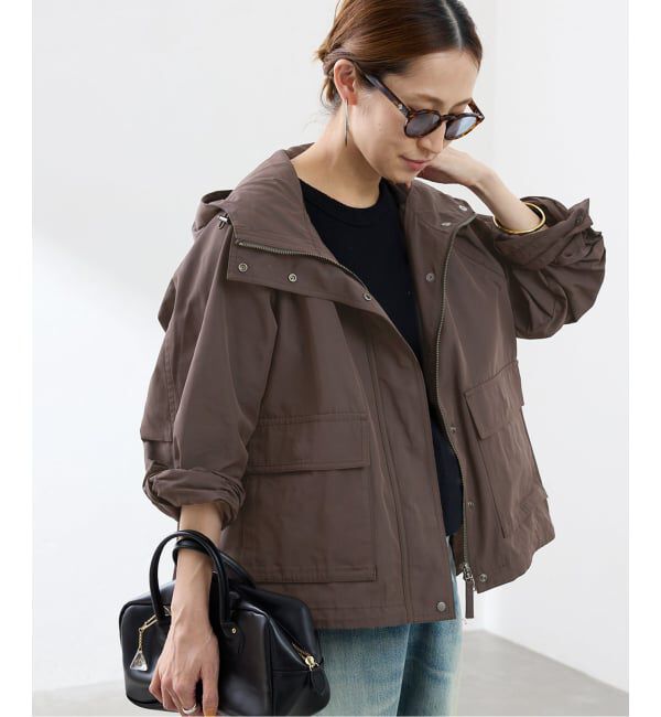 FRAMeWORK「≪洗濯機洗い可≫撥水メモリーウェザーHOODIEブルゾン」|その他|