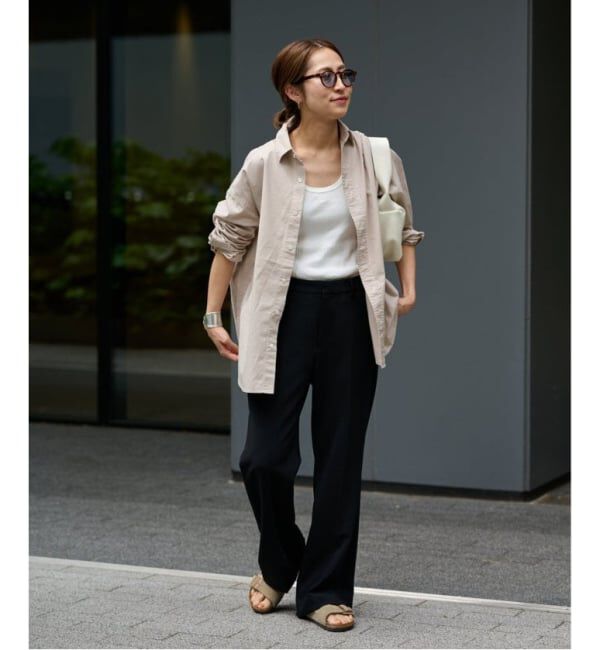 FRAMeWORK「≪一部カラーWEB限定 / 追加≫セミフレアパンツ」|スラックス|