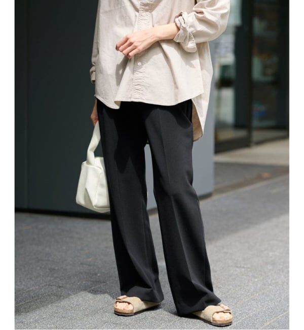 FRAMeWORK「≪一部カラーWEB限定 / 追加≫セミフレアパンツ」|スラックス|