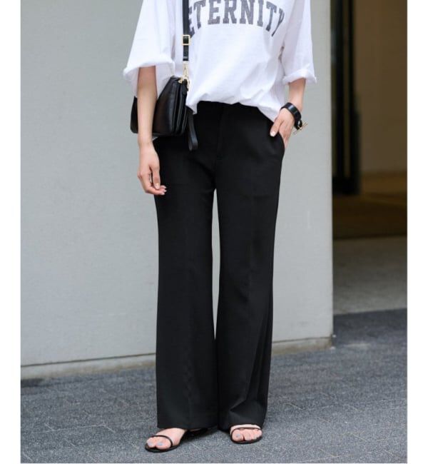 FRAMeWORK「≪一部カラーWEB限定 / 追加≫セミフレアパンツ」|スラックス|