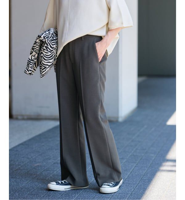 FRAMeWORK「≪一部カラーWEB限定 / 追加≫セミフレアパンツ」|スラックス|