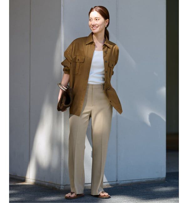 FRAMeWORK「≪一部カラーWEB限定 / 追加≫セミフレアパンツ」|スラックス|