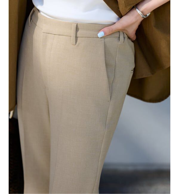 FRAMeWORK「≪一部カラーWEB限定 / 追加≫セミフレアパンツ」|スラックス|