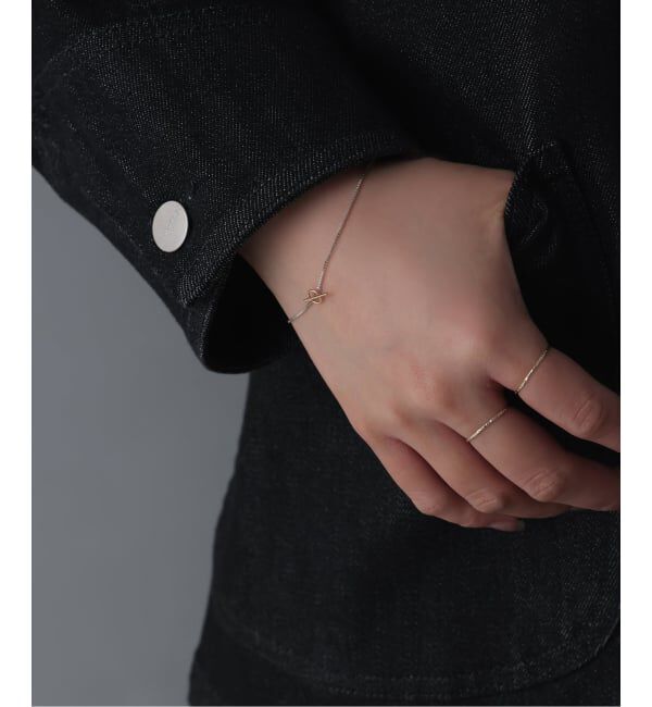 Spick and Span「【SAMH by LILAS】デタッチャブルTバーブレスレット K10*SV」|ブレスレット・バングル|