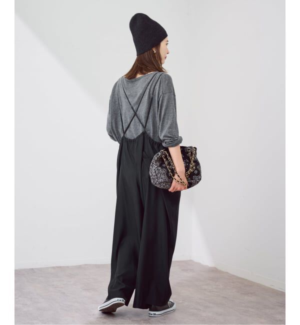 FRAMeWORK「≪追加≫キュプラツイルキャミサロペット 2」|オールインワン|