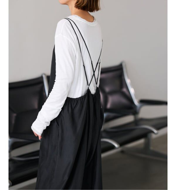 FRAMeWORK「≪追加≫キュプラツイルキャミサロペット 2」|オールインワン|