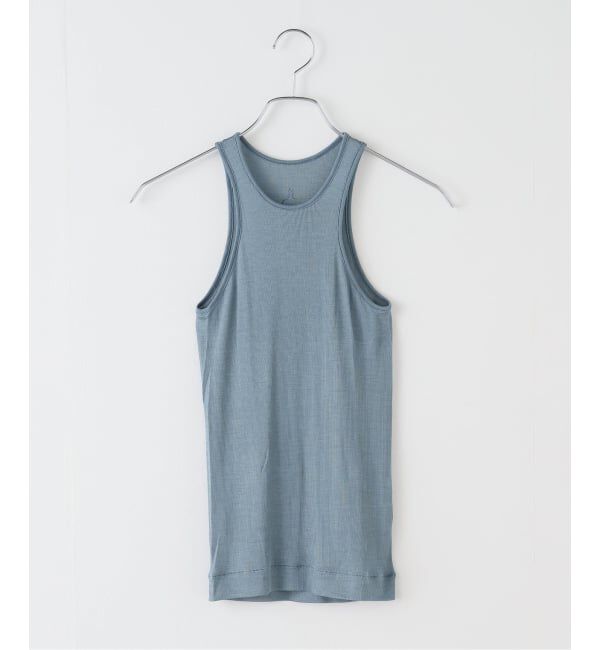 FRAMeWORK「MALU SASHA アメリカンスリーブ」|タンクトップ|ブルー