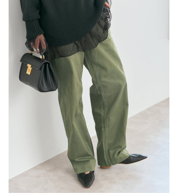 Spick and Span「《WEB限定 / 追加3》ルーズベイカーパンツ」|カーゴ|