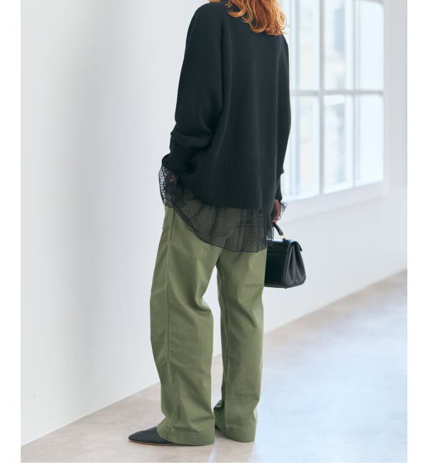 Spick and Span「《WEB限定 / 追加3》ルーズベイカーパンツ」|カーゴ|