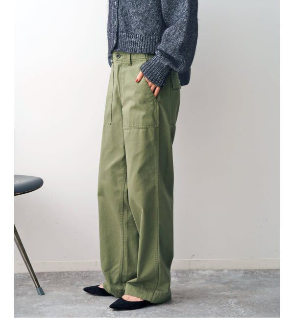 Spick and Span「《WEB限定 / 追加3》ルーズベイカーパンツ」|カーゴ|