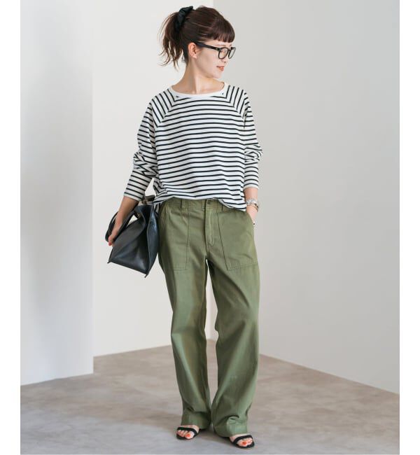 Spick and Span「《WEB限定 / 追加3》ルーズベイカーパンツ」|カーゴ|