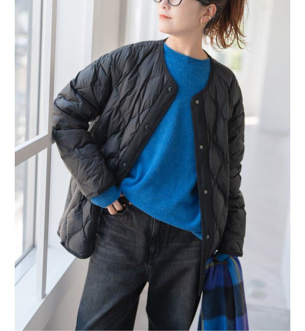 Spick and Span「《追加》TAION / タイオン *Spick別注キルティングブルゾン」|ダウン|ブラック