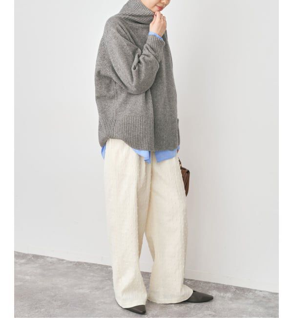 Spick and Span「《WEB限定》ドットジャガードイージーパンツ」|その他|