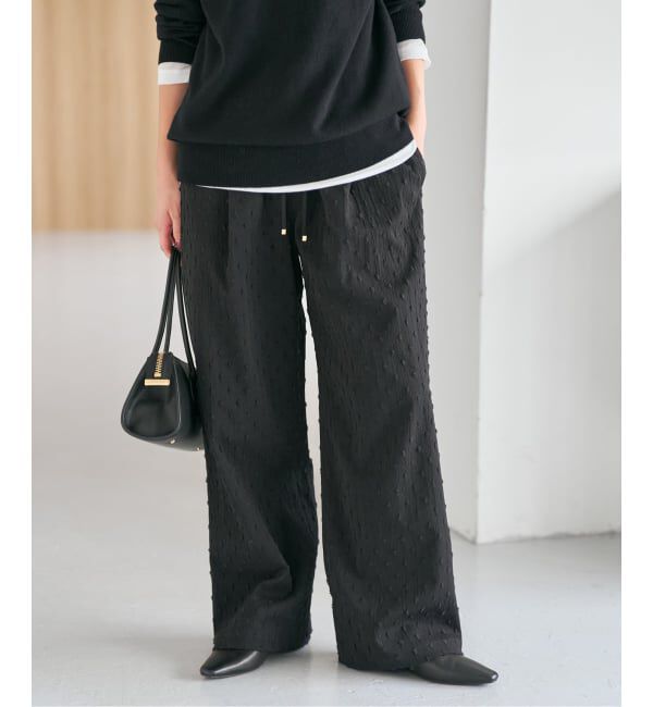 Spick and Span「《WEB限定》ドットジャガードイージーパンツ」|その他|