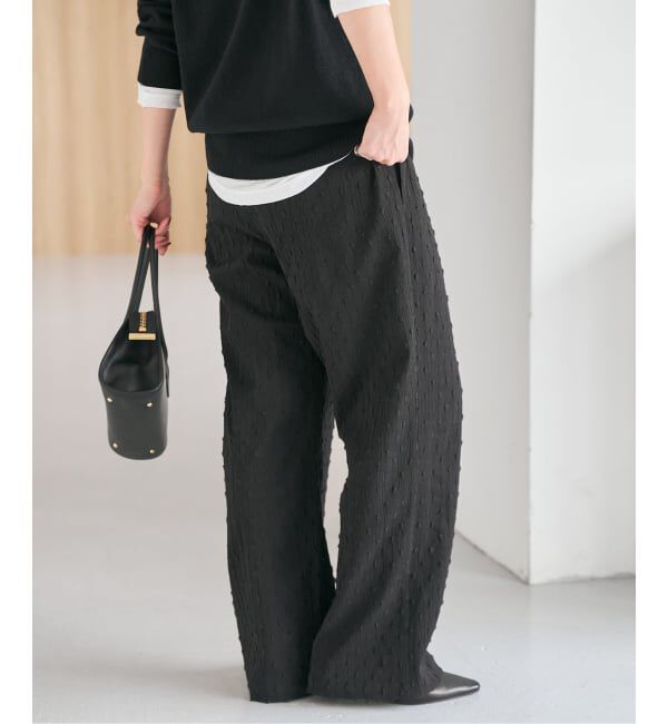 Spick and Span「《WEB限定》ドットジャガードイージーパンツ」|その他|