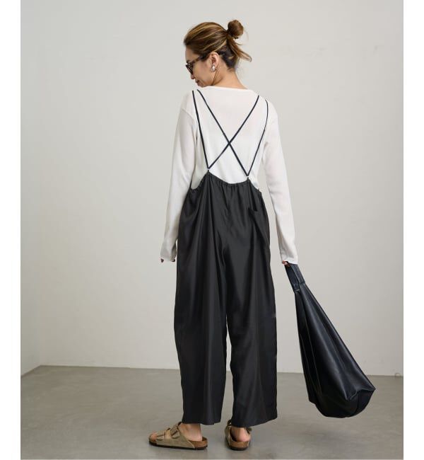 FRAMeWORK「≪追加≫キュプラツイルキャミサロペット 3」|オールインワン|