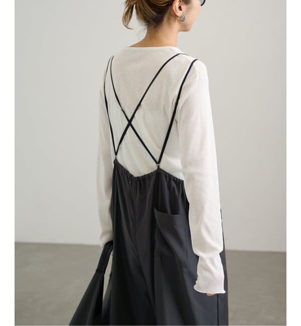 FRAMeWORK「≪追加≫キュプラツイルキャミサロペット 3」|オールインワン|