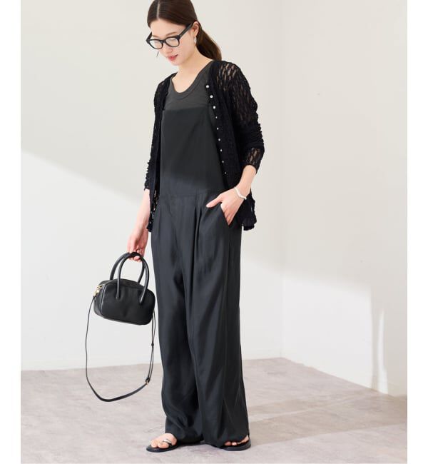 FRAMeWORK「≪追加≫キュプラツイルキャミサロペット 3」|オールインワン|