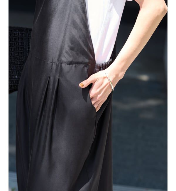 FRAMeWORK「≪追加≫キュプラツイルキャミサロペット 3」|オールインワン|