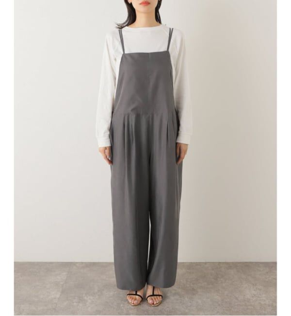 FRAMeWORK「≪追加≫キュプラツイルキャミサロペット 3」|オールインワン|