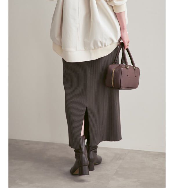 NOBLE「《追加・WEB限定カラー》トタンテレコタイトスカート」|スカート|