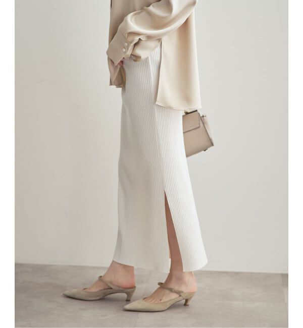 NOBLE「《追加・WEB限定カラー》トタンテレコタイトスカート」|スカート|