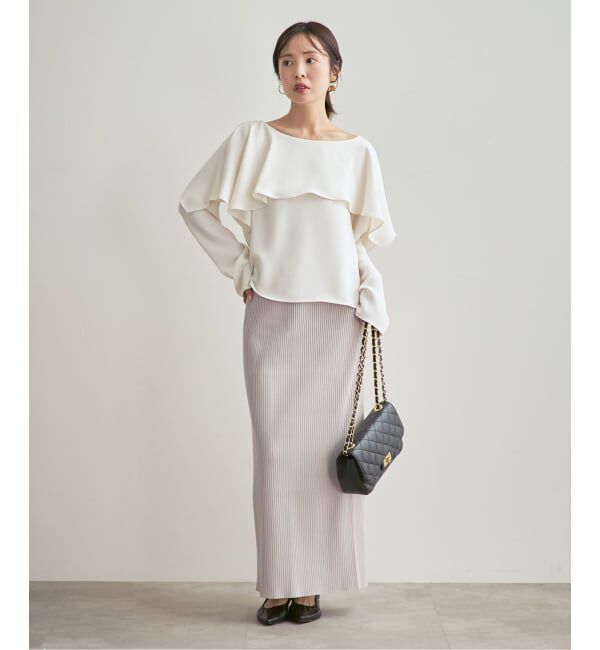 NOBLE「《追加・WEB限定カラー》トタンテレコタイトスカート」|スカート|