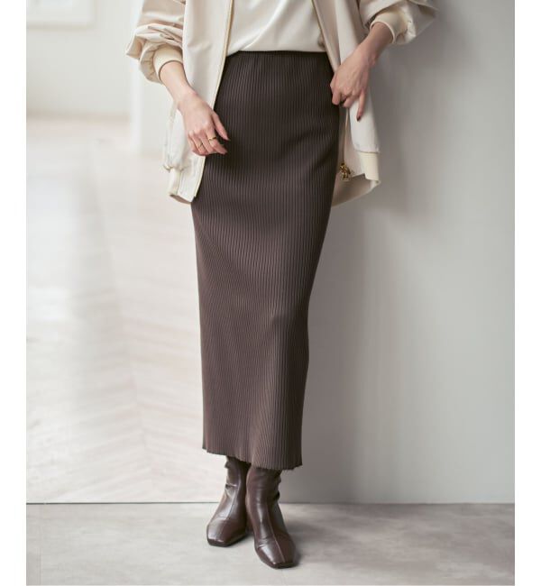 NOBLE「《追加・WEB限定カラー》トタンテレコタイトスカート」|スカート|