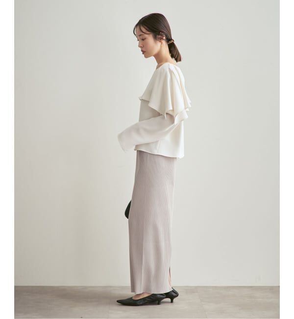 NOBLE「《追加・WEB限定カラー》トタンテレコタイトスカート」|スカート|