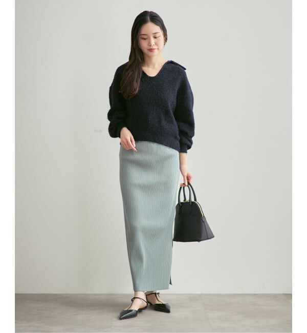 NOBLE「《追加・WEB限定カラー》トタンテレコタイトスカート」|スカート|