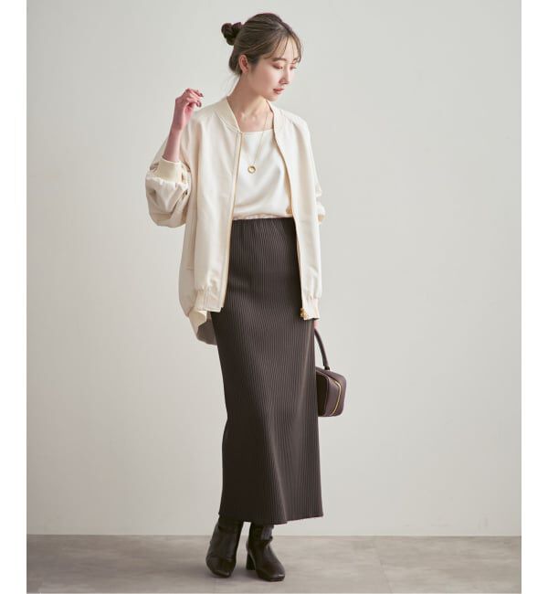 NOBLE「《追加・WEB限定カラー》トタンテレコタイトスカート」|スカート|