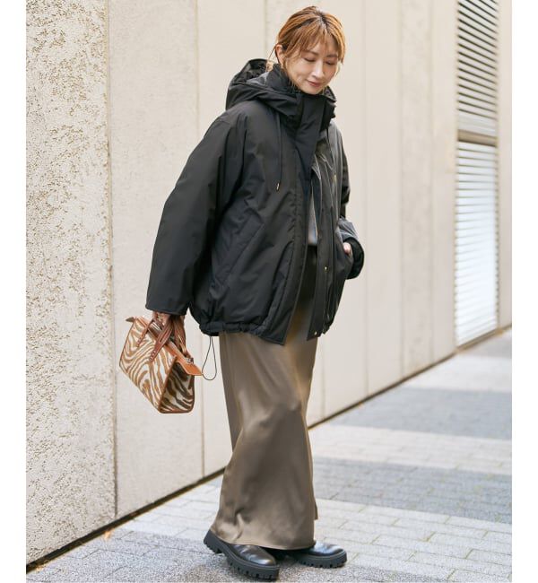 Spick and Span「《追加》2WAY撥水ダウンハーフコート」|ダウン|