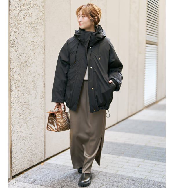 Spick and Span「《追加》2WAY撥水ダウンハーフコート」|ダウン|